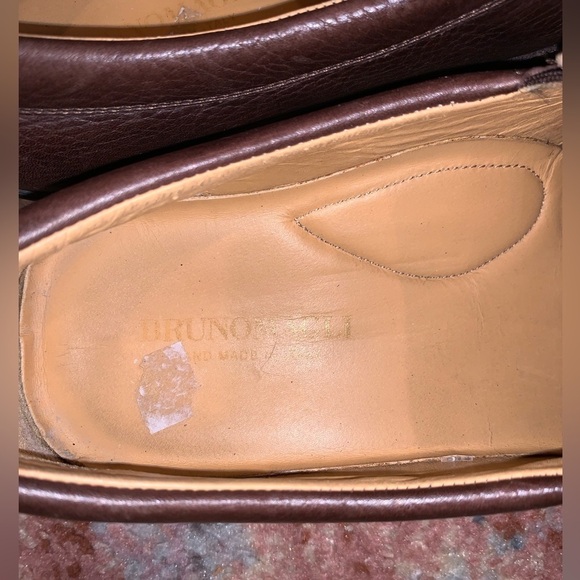 Bruno Magli ASHTON Brown Pebbled Leather Slip On Men’s Dress Shoes Size 11.5 main image 6